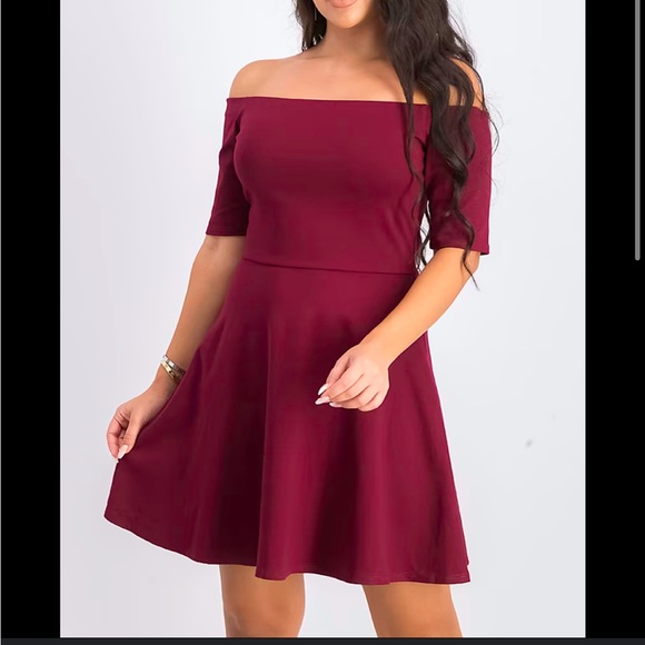 🌺NWT Nine Britton Stitch Fix Gwen Off Shoulder Midi Knit Dress - Picture 12 of 12